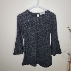 Zara Girls Soft Collection sz 11/12 Bell Sleeve Sweater Dress Holiday cm…